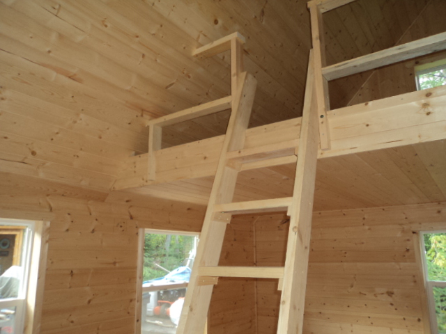 Another cabin going up. 16' x 20' loft - Small Cabin Forum (1)