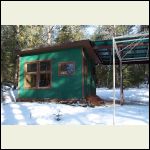 Small Cabin in Winter - Front