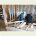Building the Hearth for the Fireplace